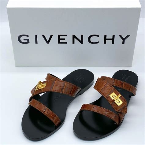 givenchy croc embossed slides|Givenchy Eden Croc.